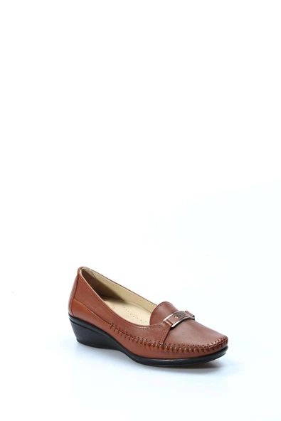 Hakiki Deri  Kadın Babet Ayakkabı 359ZA211 - Resim 9