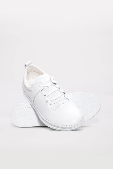 Hakiki Deri  Kadın Casual Ayakkabı 934ZA105 - Resim 4