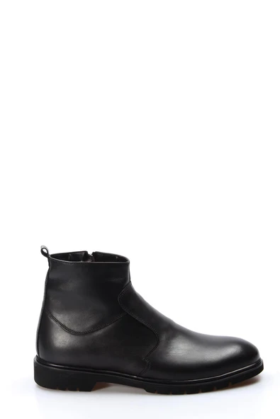 Hakiki Deri Kürklü  Erkek Klasik Bot 711KMA213 - Resim 2