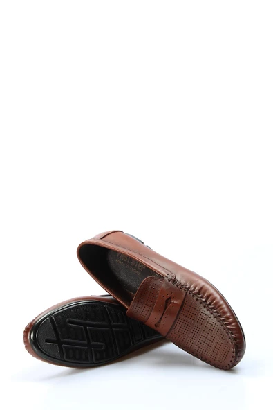 Hakiki Deri  Erkek Loafer Ayakkabı 858MA411 - Resim 9