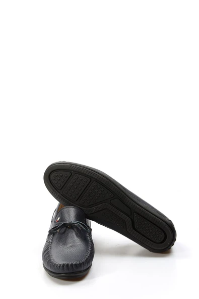 Hakiki Deri  Erkek Loafer Ayakkabı 628MA01 - Resim 4