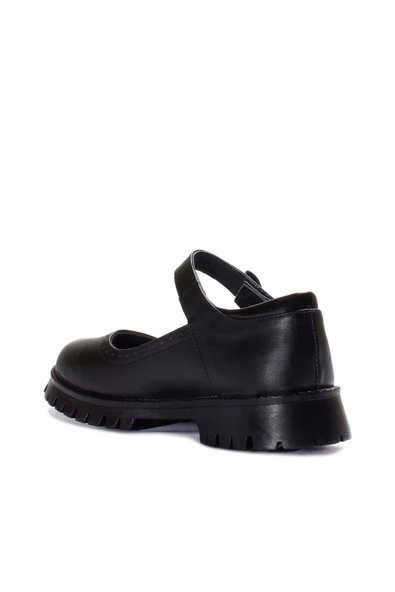 Hakiki Deri  Kız Çocuk Casual Ayakkabı 006XA912 - Resim 2