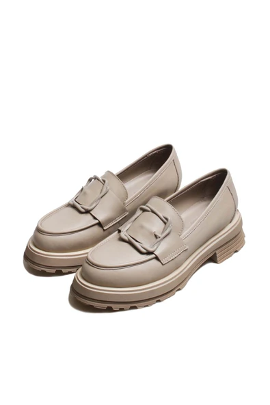 Hakiki Deri  Kadın Casual Ayakkabı 965ZA3287 - Resim 11