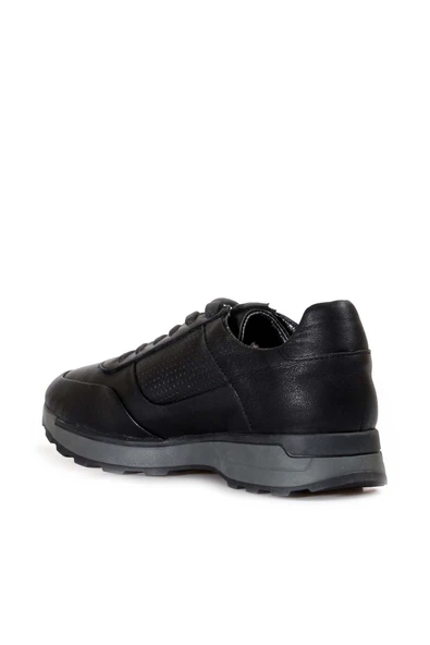 Hakiki Deri Kürklü  Erkek Spor Ayakkabı 723KMA120 - Resim 3