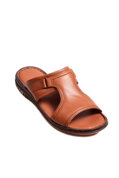 Hakiki Deri  Erkek Düz Terlik 952MA320 - Resim 12