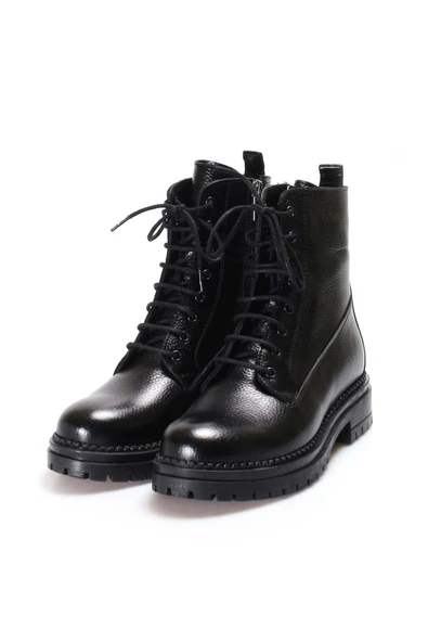 Hakiki Deri  Kadın Spor Bot 146SZA436 - Resim 6