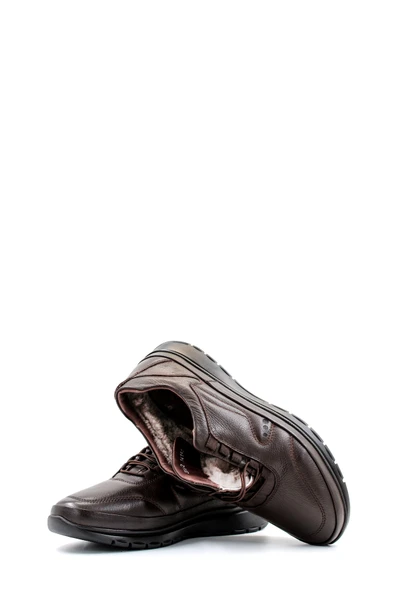 Hakiki Deri Kürklü  Erkek Casual Ayakkabı 717KMA14150 - Resim 5