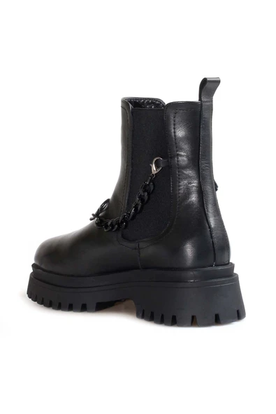 Hakiki Deri  Kadın Klasik Bot 916SZA3578 - Resim 8