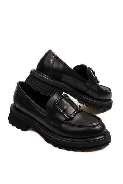 Hakiki Deri  Kadın Casual Ayakkabı 965ZA3287 - Resim 5