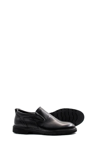 Hakiki Deri Kürklü  Erkek Klasik Ayakkabı 711KMA477 - Resim 4