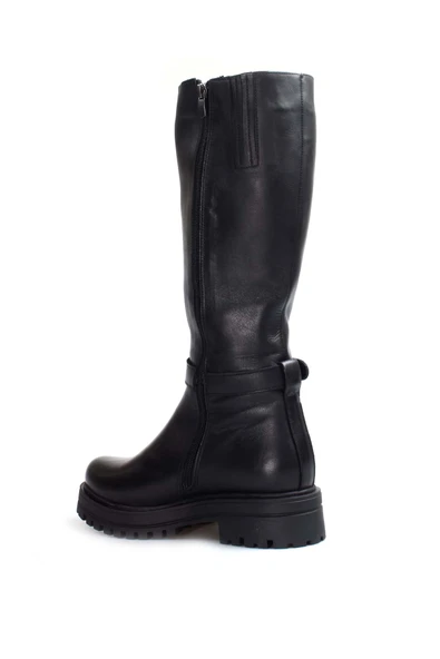 Hakiki Deri Kürklü  Kadın Klasik Çizme 757KZA22500 - Resim 3