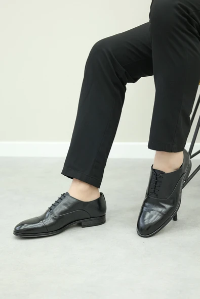 Hakiki Deri  Erkek Klasik Ayakkabı 195MA7001 - Resim 6