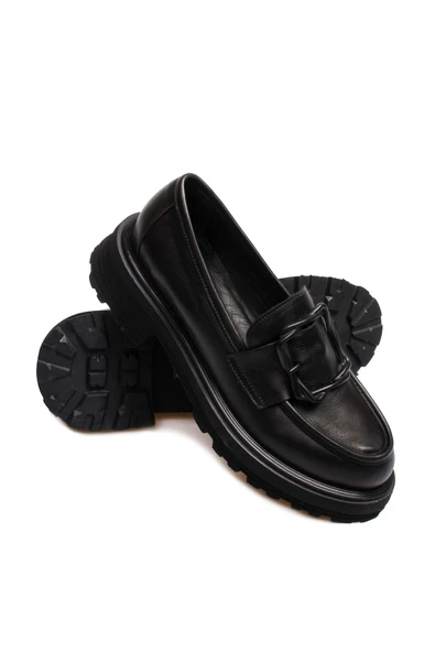 Hakiki Deri  Kadın Casual Ayakkabı 965ZA3287 - Resim 6