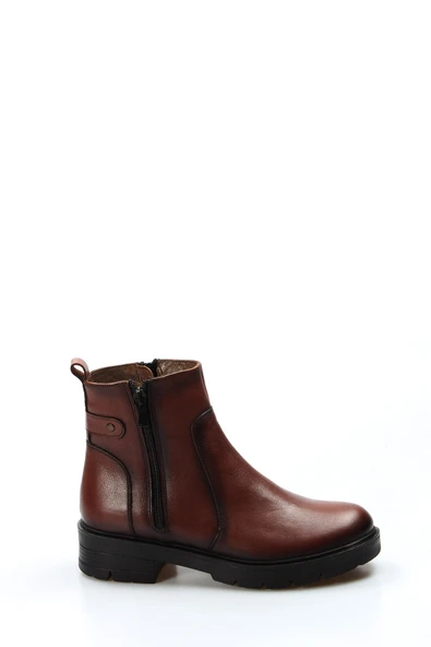 Hakiki Deri  Kadın Klasik Bot 901SZA204 - Resim 7