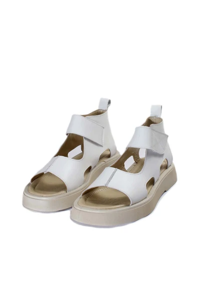 Hakiki Deri  Kadın Klasik Sandalet 281ZA20755 - Resim 5