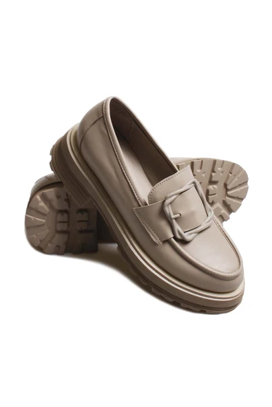 Hakiki Deri  Kadın Casual Ayakkabı 965ZA3287 - Resim 10