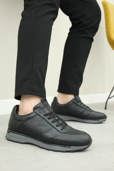 Hakiki Deri Kürklü  Erkek Spor Ayakkabı 723KMA120 ürün görseli