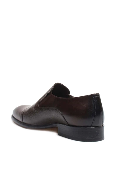 Hakiki Deri Kösele  Erkek Klasik Ayakkabı 237MA575 - Resim 8