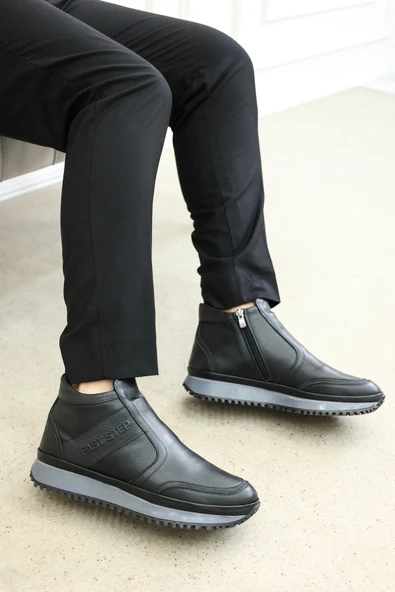 Hakiki Deri Kürklü  Erkek Spor Bot 722KMA241 ürün görseli