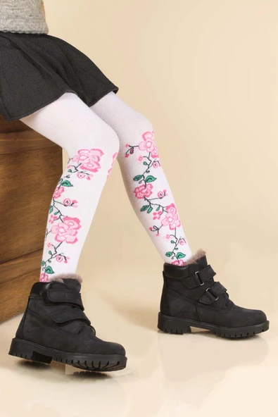 Hakiki Deri Kürklü  Unisex Çocuk Worker Bot 006KFA1001 ürün görseli