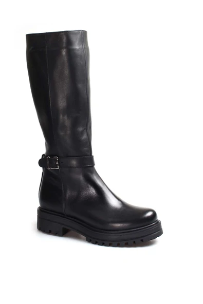 Hakiki Deri Kürklü  Kadın Klasik Çizme 757KZA22500 - Resim 4