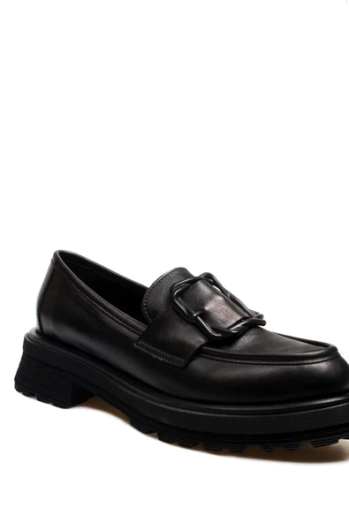 Hakiki Deri  Kadın Casual Ayakkabı 965ZA3287 - Resim 4