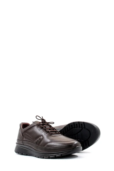 Hakiki Deri Kürklü  Erkek Casual Ayakkabı 717KMA14150 - Resim 4