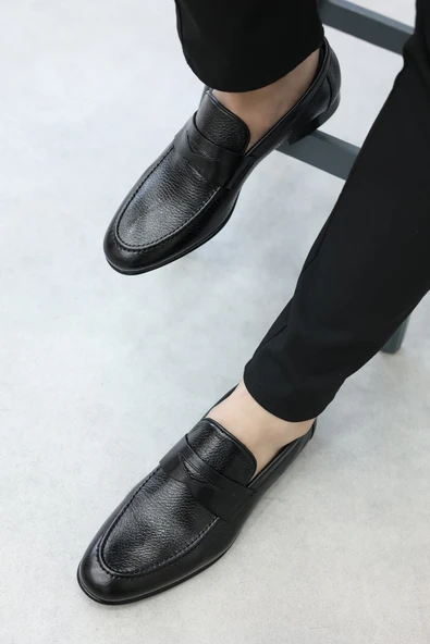 Hakiki Deri Kösele  Erkek Klasik Ayakkabı 237MA5968 ürün görseli