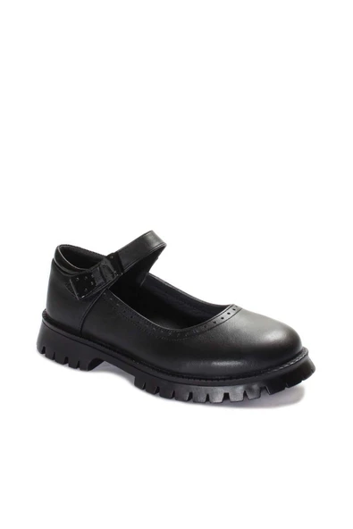 Hakiki Deri  Kız Çocuk Casual Ayakkabı 006XA912 - Resim 3