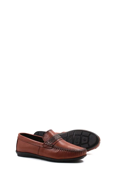 Hakiki Deri  Erkek Casual Ayakkabı 585MA204 - Resim 10