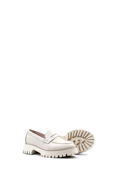 Hakiki Deri  Kadın Casual Ayakkabı 581ZA2482 - Resim 4