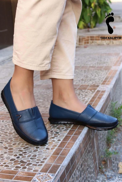 Hakiki Deri  Kadın Casual Ayakkabı 864ZA101 - Resim 2