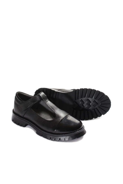 Hakiki Deri  Kız Çocuk Casual Ayakkabı 006XA911 - Resim 5