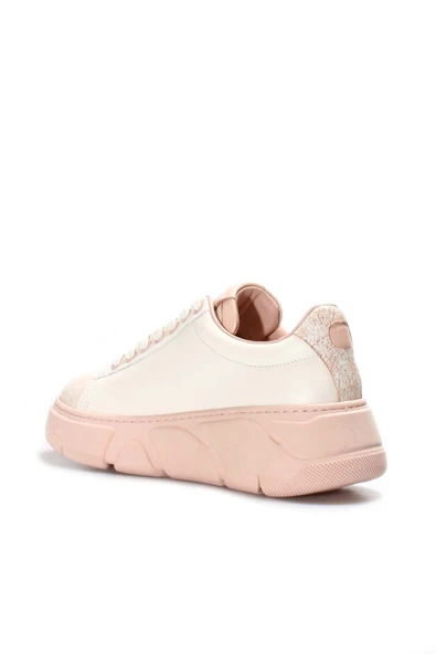 Hakiki Deri Kadın Sneaker Ayakkabı 009ZA2079 - 2