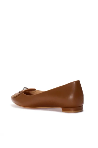 Hakiki Deri  Kadın Babet Ayakkabı 019ZA21-131 - Resim 2