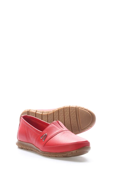 Hakiki Deri  Kadın Casual Ayakkabı 864ZA101 - Resim 7