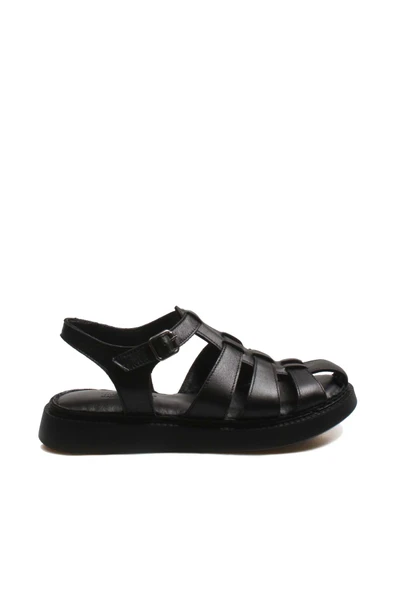 Hakiki Deri Kadın Klasik Sandalet 621ZA880 - 8