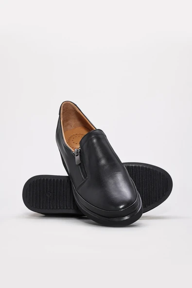 Hakiki Deri  Kadın Casual Ayakkabı 411ZA717 - Resim 4