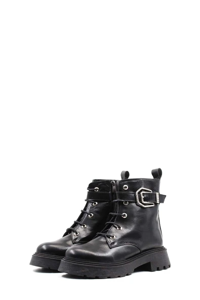 Hakiki Deri  Kadın Klasik Bot 888SZA1560 - Resim 5