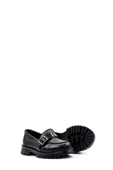 Hakiki Deri  Kız Çocuk Casual Ayakkabı 006XA520 - 4