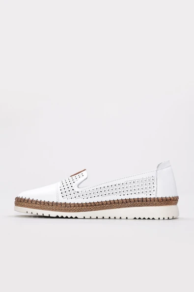 Hakiki Deri  Kadın Casual Ayakkabı 139ZA500-1 - Resim 3