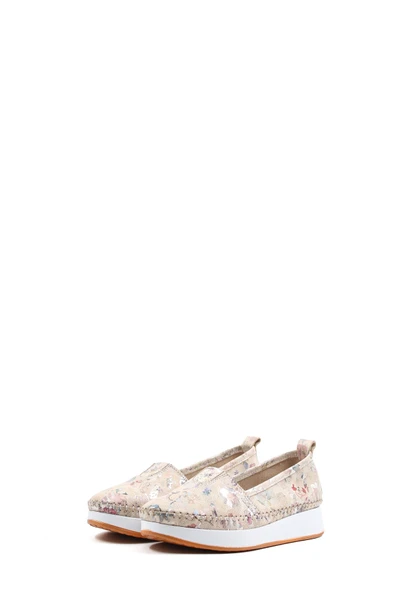 Hakiki Deri  Kadın Casual Ayakkabı 122ZA24075 - Resim 5