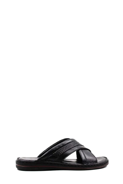 Hakiki Deri  Erkek Düz Terlik 128MA173 ürün görseli