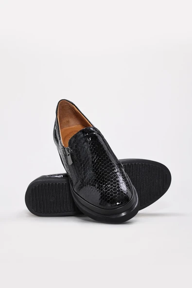 Hakiki Deri  Kadın Casual Ayakkabı 411ZA717 - Resim 10