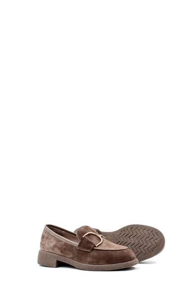 Hakiki Deri  Kadın Casual Ayakkabı 408ZA708-254 - Resim 9