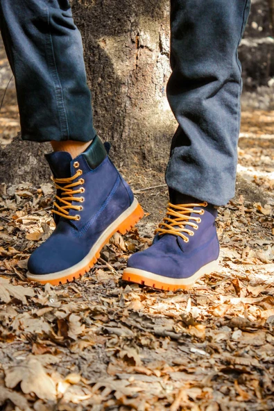Hakiki Deri Kürklü Unisex Klasik Bot 983KXA100 - 8