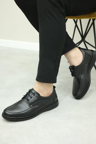 Hakiki Deri Ortopedik  Erkek Casual Ayakkabı 662MA208 ürün görseli