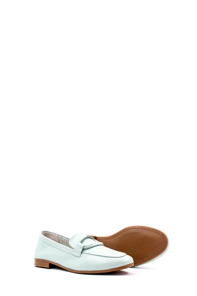 Hakiki Deri  Kadın Babet Ayakkabı 419ZAE-16 - Resim 9