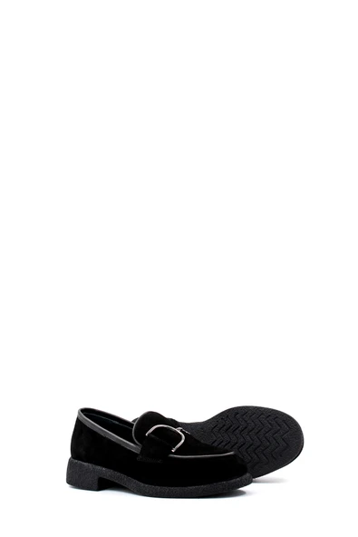 Hakiki Deri  Kadın Casual Ayakkabı 408ZA708-254 - Resim 4