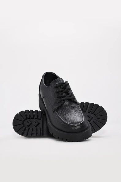 Hakiki Deri  Kadın Klasik Ayakkabı 581ZA2841 - Resim 4